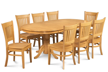 Lunde Traditional 9 Piece Dining Table set